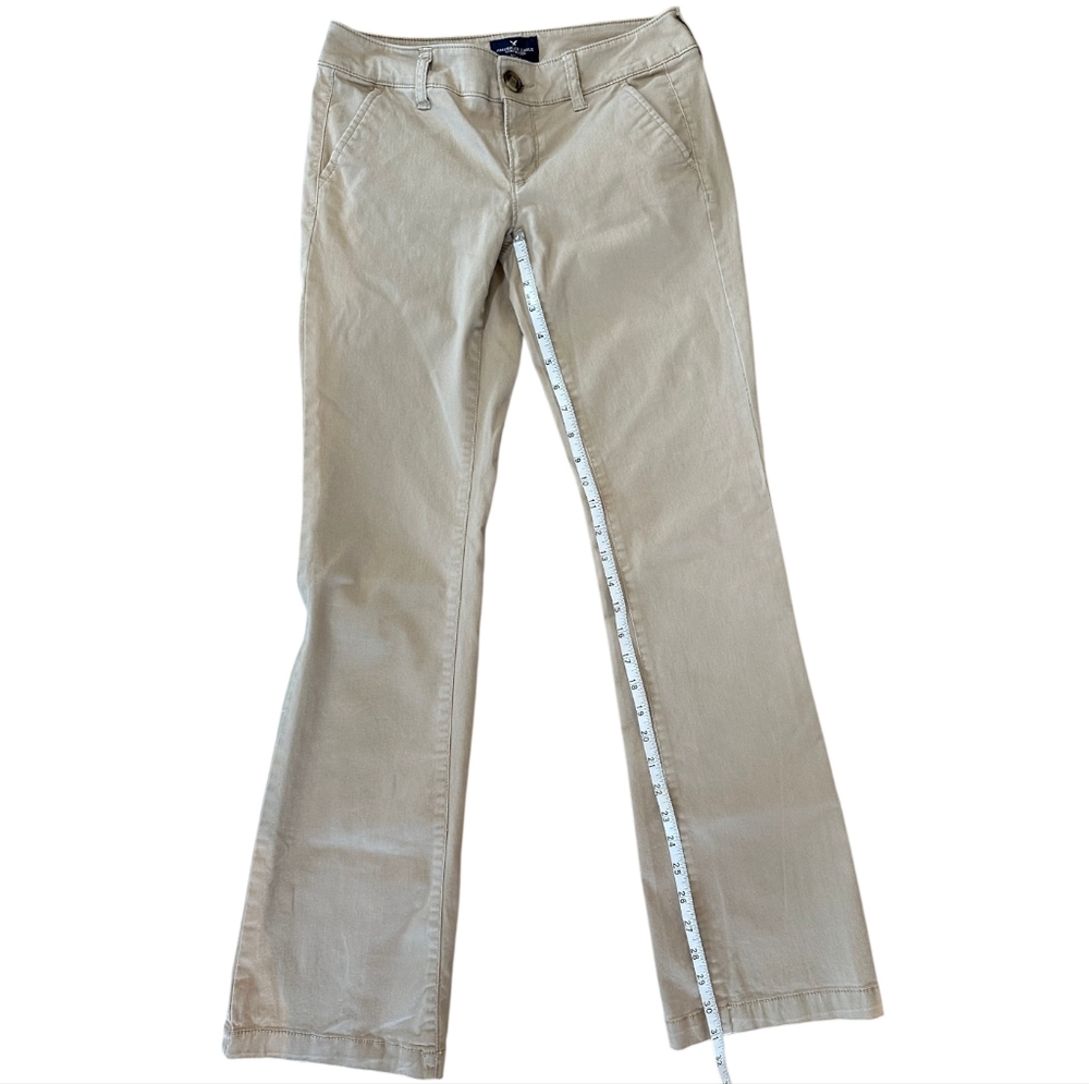 American Eagle Kick Boot Pants – Khaki – Size 0 - Picture 6 of 7